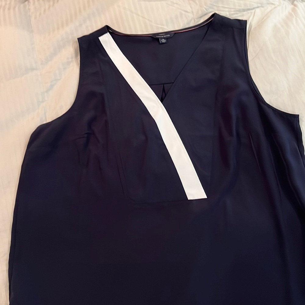 Tommy Hilfiger Navy Top Shell